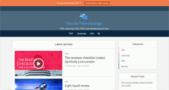 Desktop Screenshot of nicolapietroluongo.com